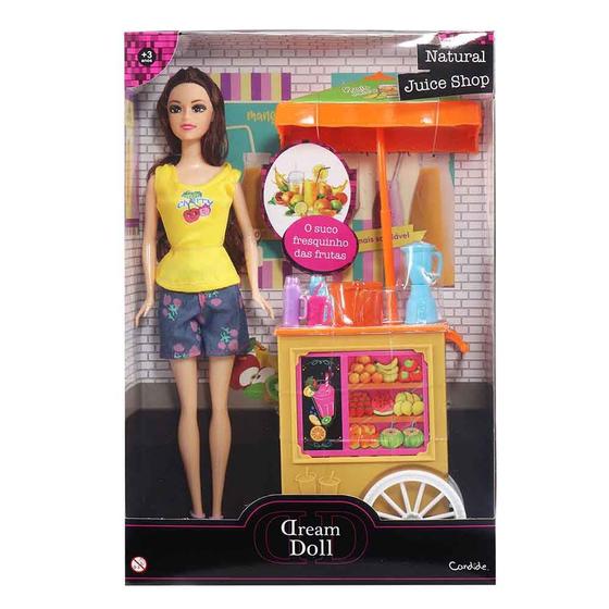 Imagem de Boneca Articulada - 30cm - Dream Doll - Natural Juice Shop - Morena - Candide