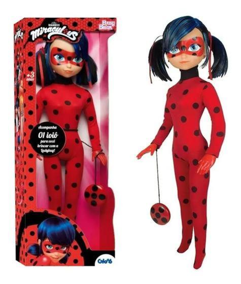 Boneca Articulada 55 Cm Miraculous Marinette Ladybug Ioiô - Baby Brink ...