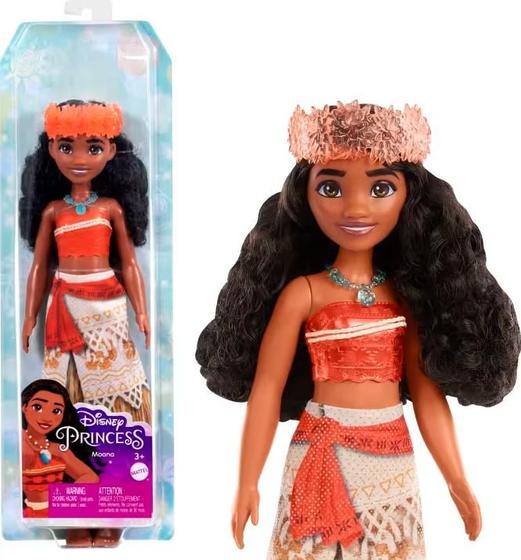 Imagem de Boneca Articulada Barbie Disney Princesa Moana 30cm  Mattel