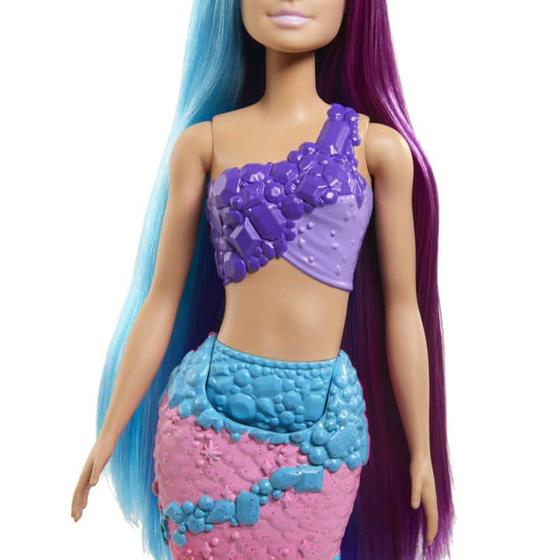 Imagem de Boneca Articulada Barbie Dreamtopia Sereia Penteados Gtf37