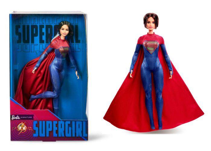 Imagem de Boneca Articulada Barbie Signature Supergirl - The Flash Movie - DC Comics - Com Certificado e Suporte - Mattel - HKG13