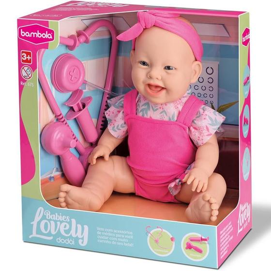 Imagem de Boneca Babies Lovely Dodoi Com Acessorios - Bambola - 768