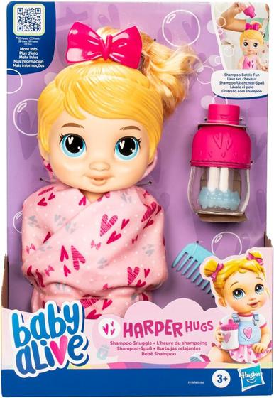 Imagem de Boneca Baby A.Bebe Shampoo Loira Hasbro