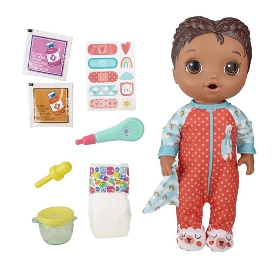 Imagem de Boneca Baby Alive Aprendendo a Cuidar Negra - Hasbro