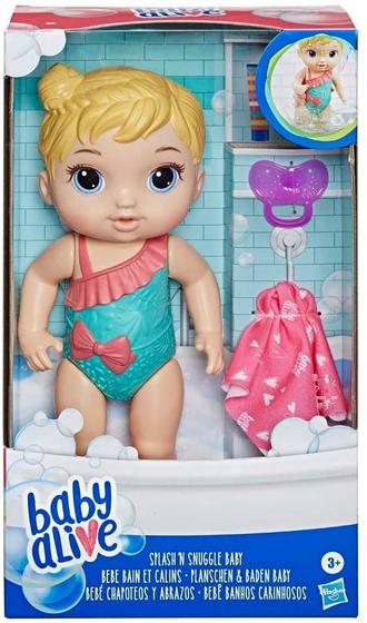 Imagem de Boneca Baby Alive Bebê Banhos Carinhosos Loira E8721 - Hasbr