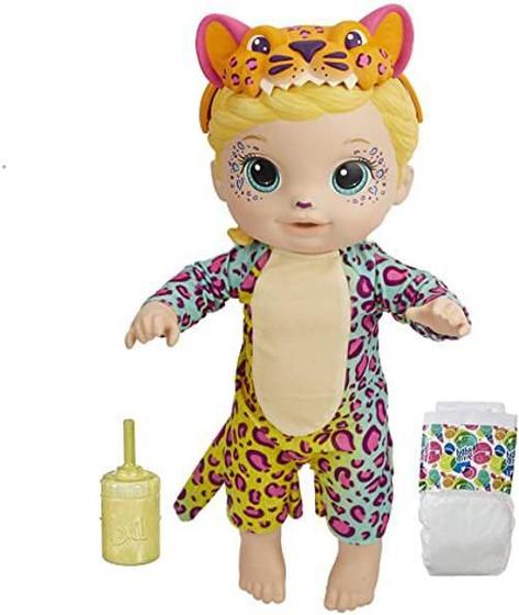 Imagem de Boneca Baby Alive Bebe E F Xixi Rainbow Wildcats Leopardo