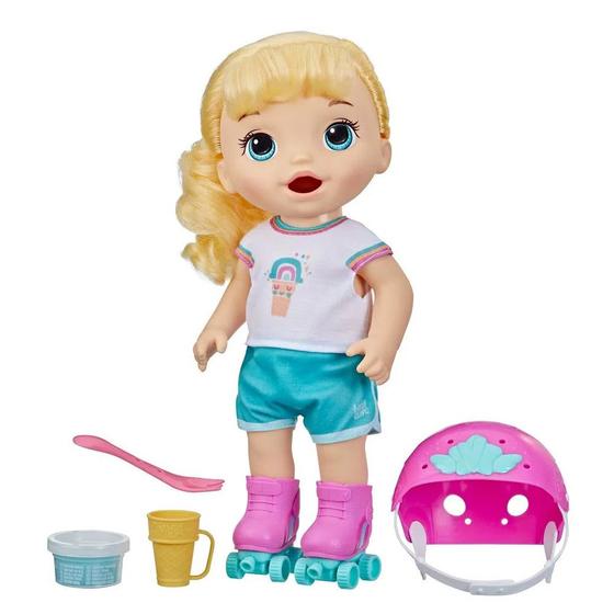 Imagem de Boneca Baby Alive - Bebê Patinadora - Loira - Hasbro