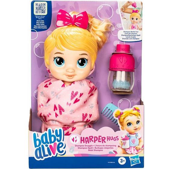 Imagem de Boneca BABY Alive Bebe Shampoo Loira Hasbro F9119