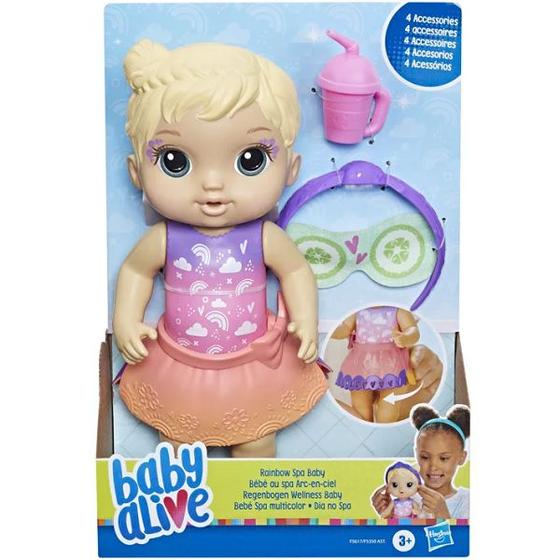 Boneca BABY Alive Dia NO SPA Loira Hasbro F5350 Menor preço em Boneca BABY Alive Dia NO SPA Loira Hasbro F5350