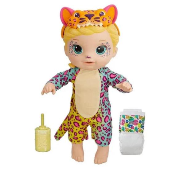 Imagem de Boneca Baby Alive Faz Xixi Rainbow Wildcats Leopardo Hasbro