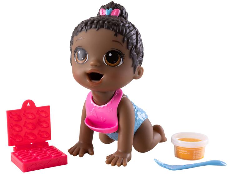 Boneca Baby Alive Hora da Papinha Negra Menor preço em Boneca Baby Alive Hora da Papinha Negra