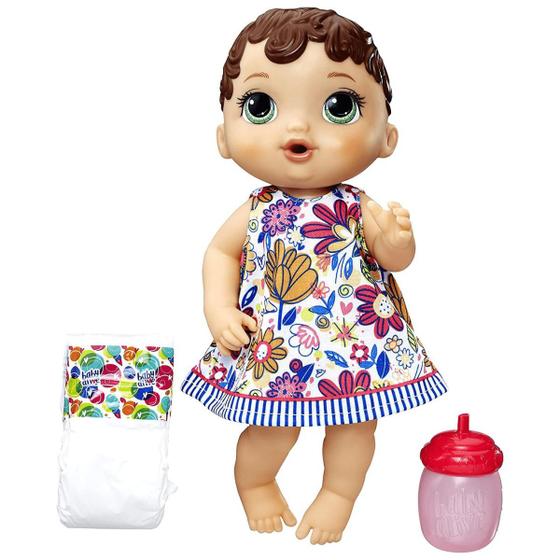 Boneca Baby Alive Hora do Xixi Morena Menor preço em Boneca Baby Alive Hora do Xixi Morena