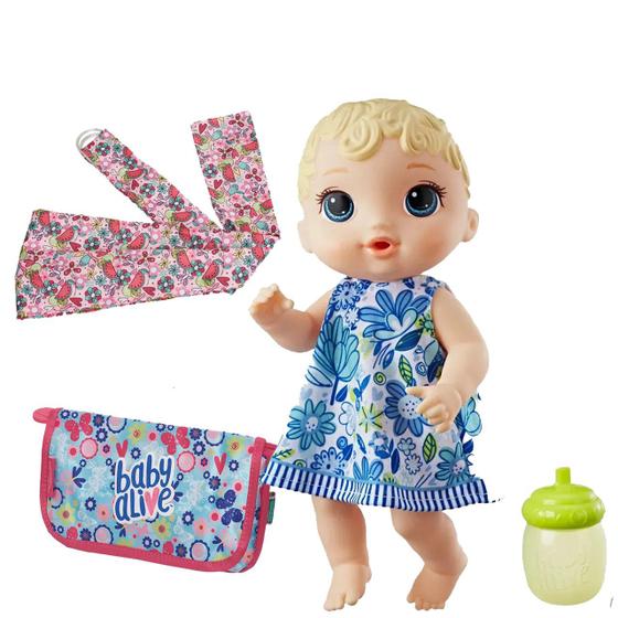 Imagem de Boneca Baby Alive Loira Ganhe Sling e Necessaire