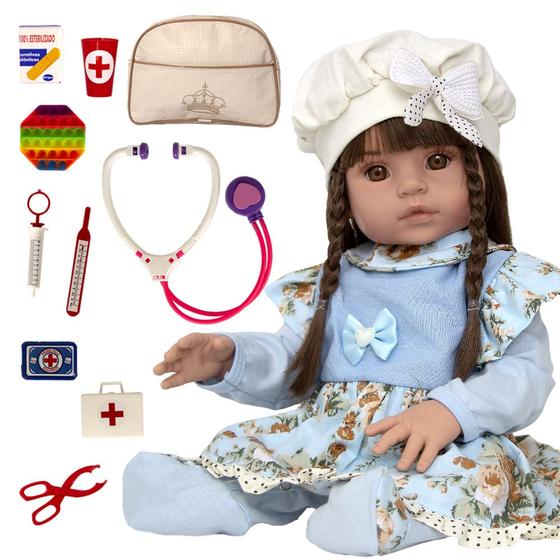 Imagem de Boneca Baby Alive Menina com Enxoval Completo Luxo NPK Doll