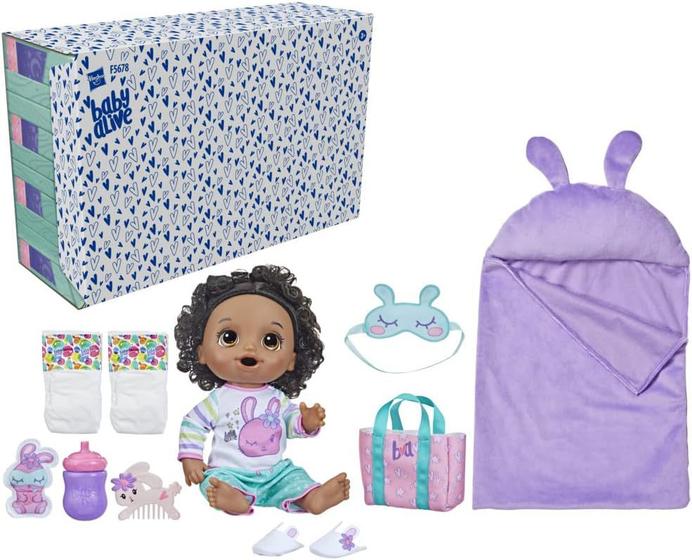 Imagem de Boneca Baby Alive MOrena Bebê que bebe e Faz Xixi - Hasbro F5678