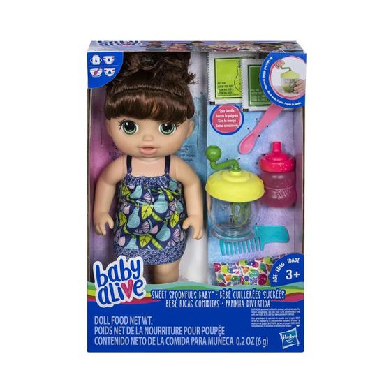 Imagem de Boneca Baby Alive Papinha Divertida Morena -  Hasbro