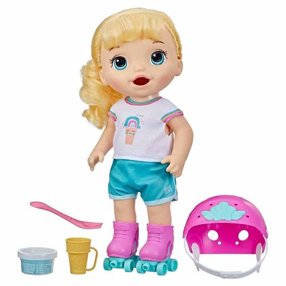 Imagem de Boneca - Baby Alive - Roller Skate - Bebê Patinadora - Loira - Hasbro