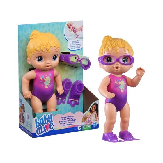 Imagem de Boneca Baby Alive Sunny Swimmer Loira F8140 Hasbro