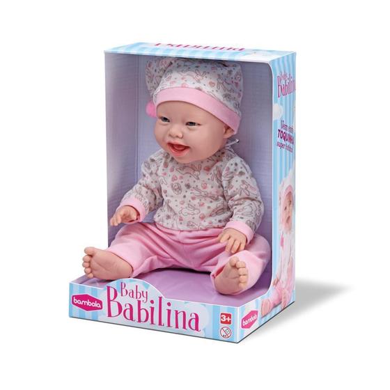 Boneca Baby Babilina Soninho Com Pijama E Toquinha De Dormir - Bambola ...