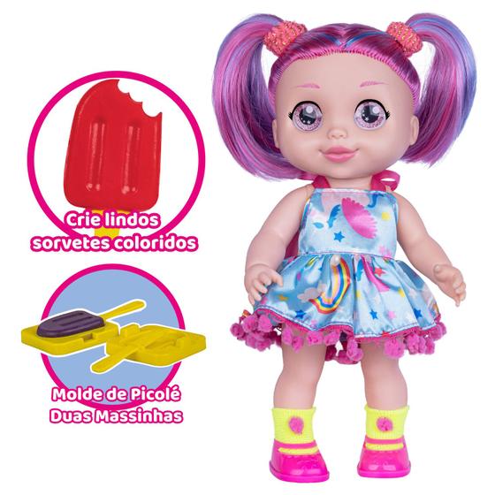 Boneca Baby Brincar De Sorvete Gelateria Cotipl S Brinquedos Boneca Baby Alive Magazine Luiza