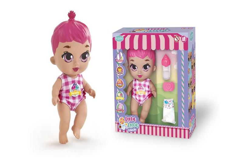 Imagem de Boneca Baby Lecca Lecca Alive com Mamadeira Fralda e Chupeta - Todas as Cores