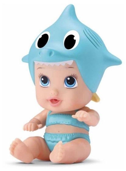 Imagem de Boneca Baby Little Dolls - Tubarãozinho - Diver Toys - Divertoys