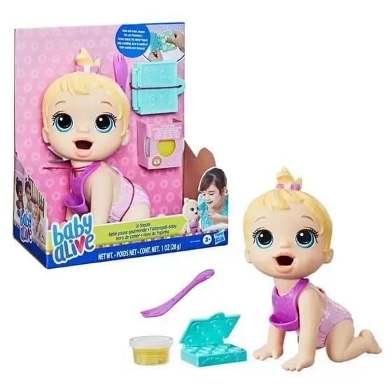 Boneca Baby Live Hora da Papinha Menor preço em Boneca Baby Live Hora da Papinha