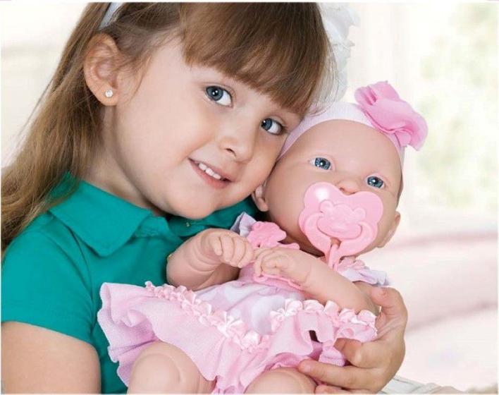 Imagem de Boneca Baby Ninos Bebê Recém Nascido Cotiplás