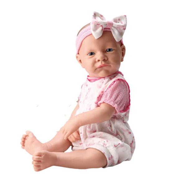 Imagem de Boneca Baby Reborn com Mantinha 43 cm Bambola