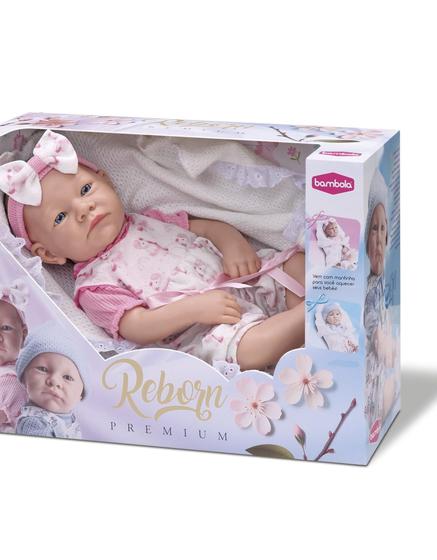 Imagem de Boneca Baby Reborn Premium Menina 883 - Bambola