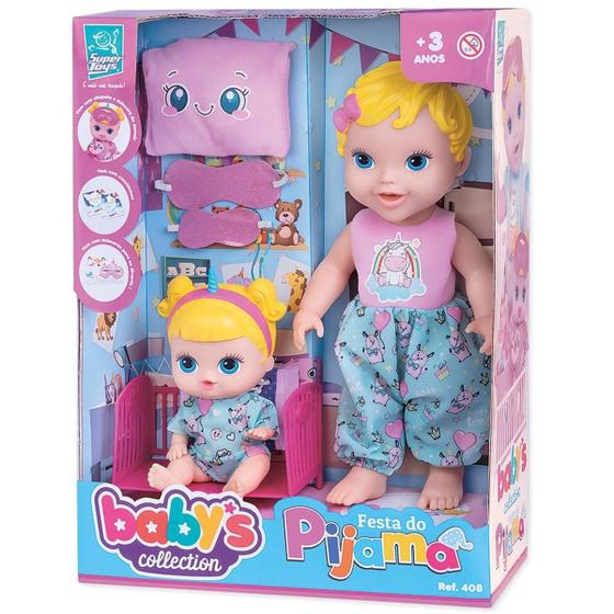 Imagem de Boneca Baby'S Collection Festa Do Pijama Super Toys