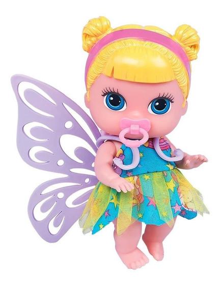 Boneca Babys Collection Mini Fada Loira - Super Toys 372 Imagem de Boneca Babys Collection Mini Fada Loira - Super Toys 372
