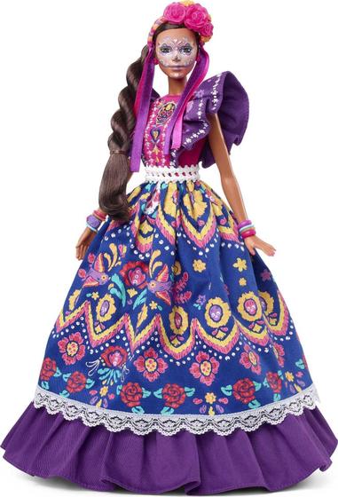 Imagem de Boneca Barbie 2022 Muertos com babado tradicional