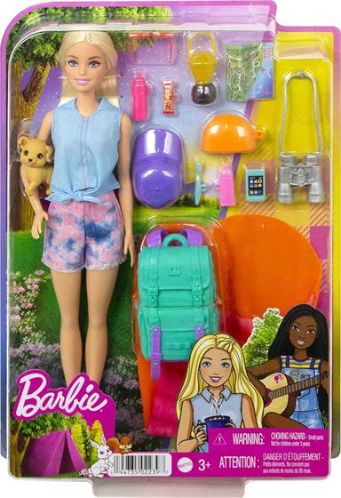 Imagem de Boneca Barbie Acampamento Malibu Loira Entretenimentos HDF73 - Mattel
