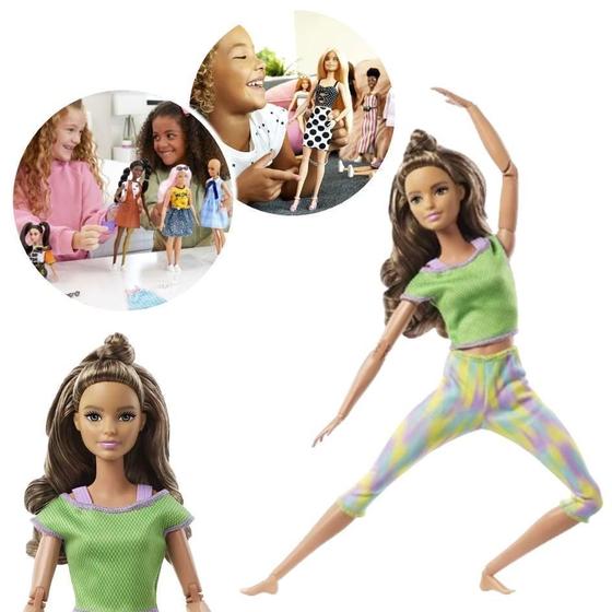 Imagem de Boneca Barbie Articulada Morena Yoga Mattel