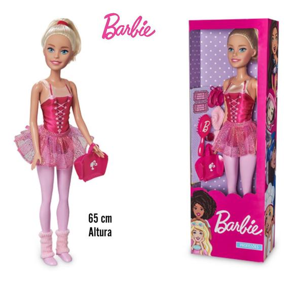 Boneca Barbie Bailarina Grande 65 Cm Articulada Original - Boneca ...