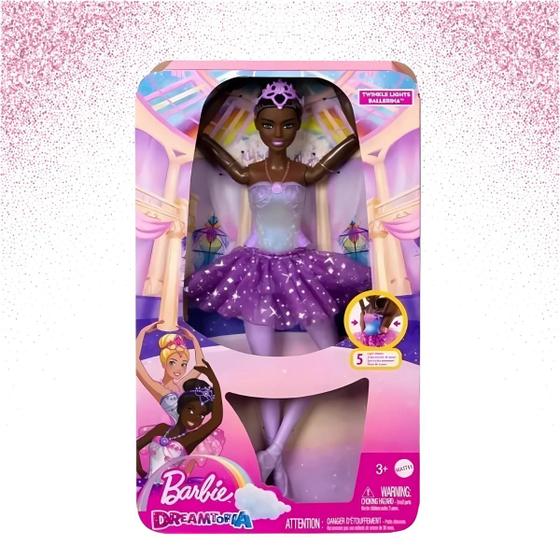 Imagem de Boneca Barbie Bailarina Luzes Brilhantes Mattel Original