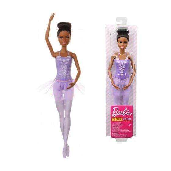 Imagem de Boneca Barbie Bailarina Negra 30cm 3+ GJL61 Mattel