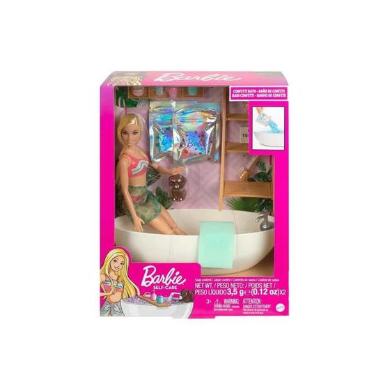 Imagem de Boneca Barbie Banho De Confete HKT92 Mattel