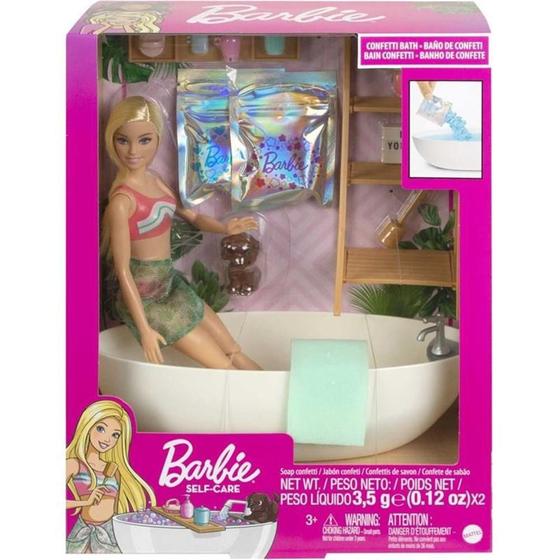 Imagem de Boneca Barbie Banho de Espuma Relaxante Mattel