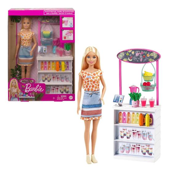 Imagem de Boneca Barbie Bar De Vitaminas Playset - Mattel - Grn75