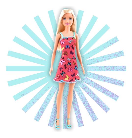 Imagem de Boneca Barbie Básica Loira Mattel Menina Presente Brinquedo
