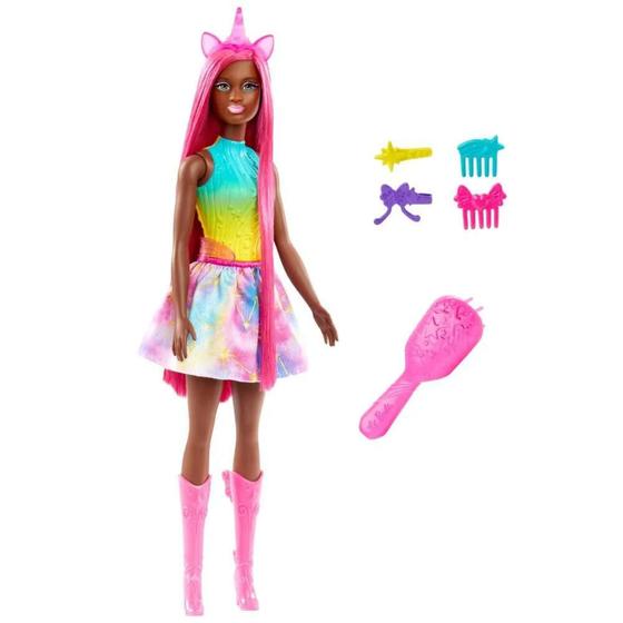 Imagem de Boneca Barbie Cabelo Longo Dos Sonhos Com Acessórios Mattel