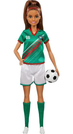 Imagem de Boneca Barbie Carreiras - Jogadora de Futebol com Acessório