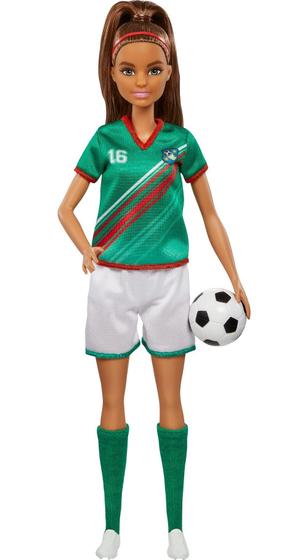 Imagem de Boneca Barbie Carreiras - Jogadora de Futebol com Acessório