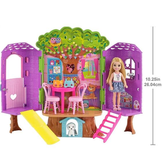 Boneca Barbie Casa Na Árvore Da Chelsea Club Da Barbie Fpf83 - Mattel ...