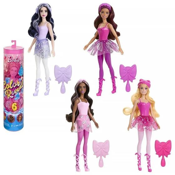 Imagem de Boneca Barbie Color Reveal Bailarinas 6 Surpresas Mattel