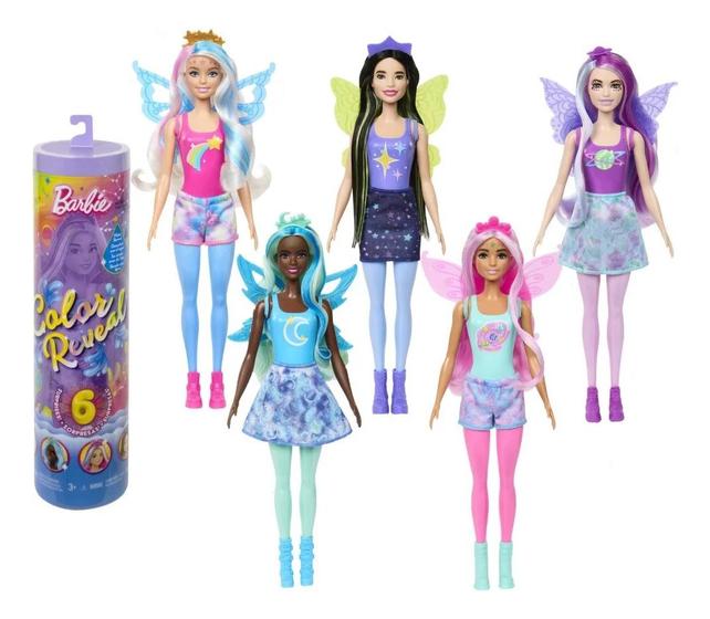 Imagem de Boneca Barbie Color Reveal Rainbow Galaxy Hjx61 Mattel