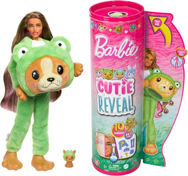 Imagem de Boneca Barbie Cutie Reveal Cachorrinho com Disfarce de Sapo - Mattel hrk22