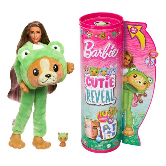Imagem de Boneca Barbie Cutie Reveal Cachorrinho Vestido De Sapo Mattel